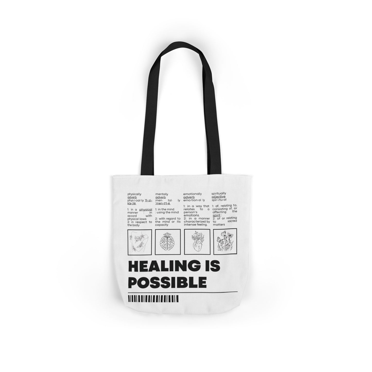Healing Is Possible Canvas Tote Bag