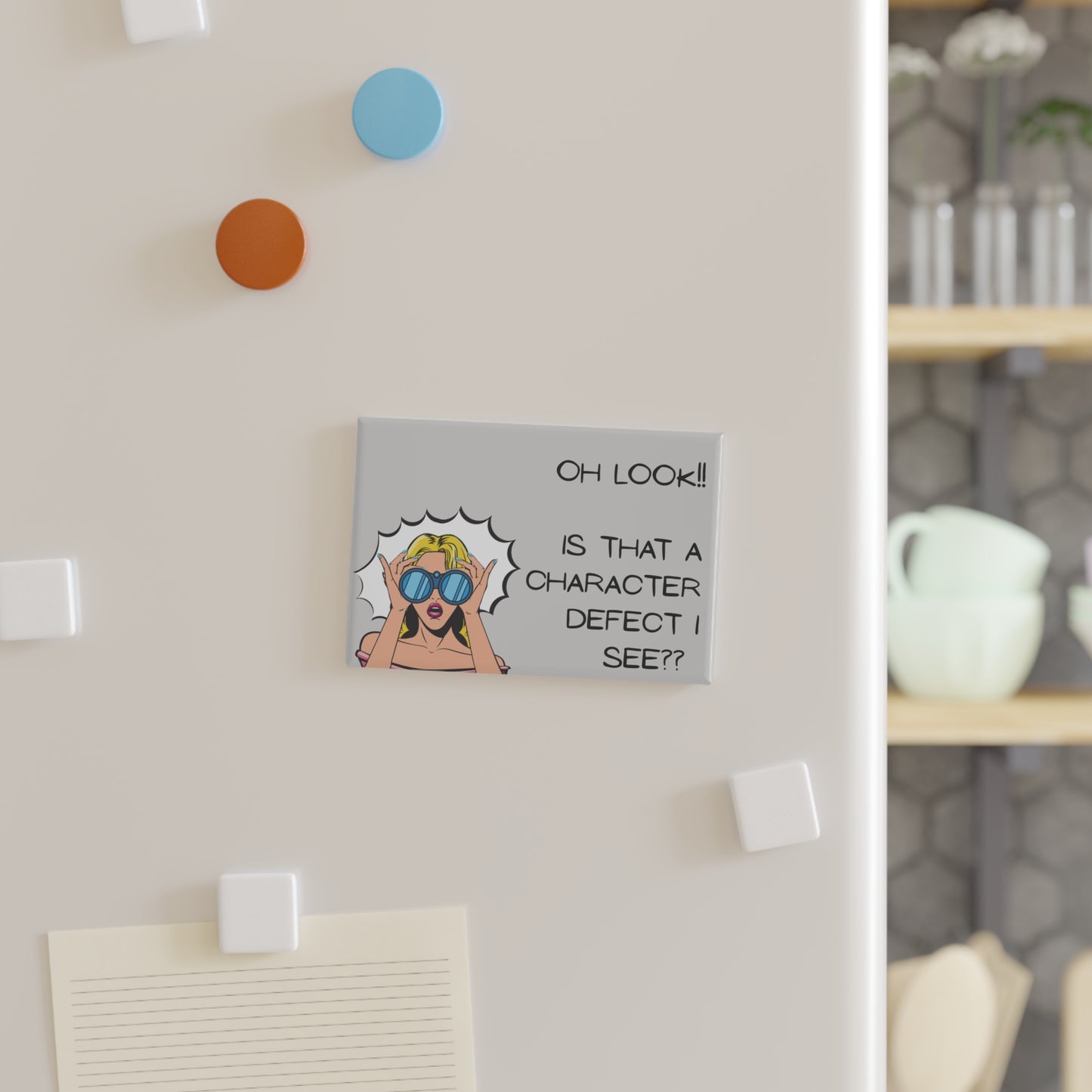 Character Defect Pop Art Magnet