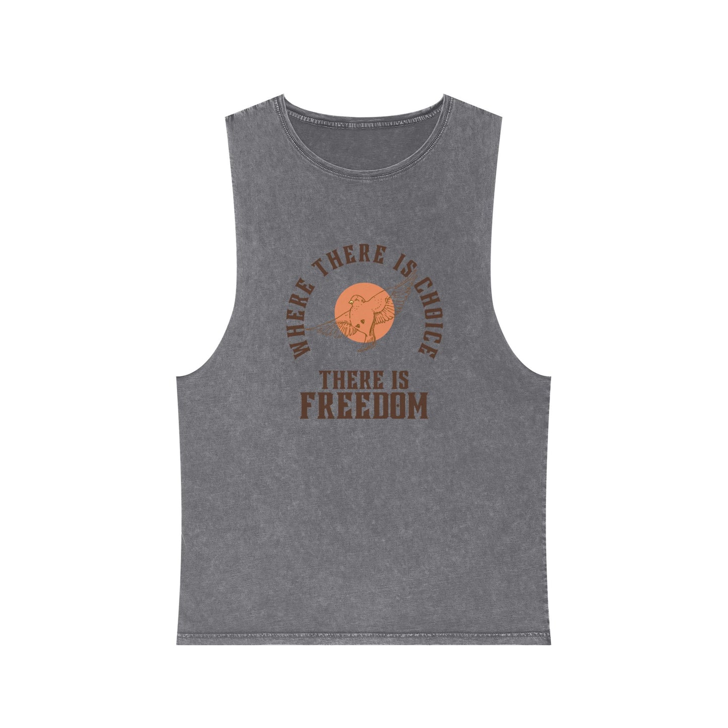 Freedom Choice Stonewash Tank Top