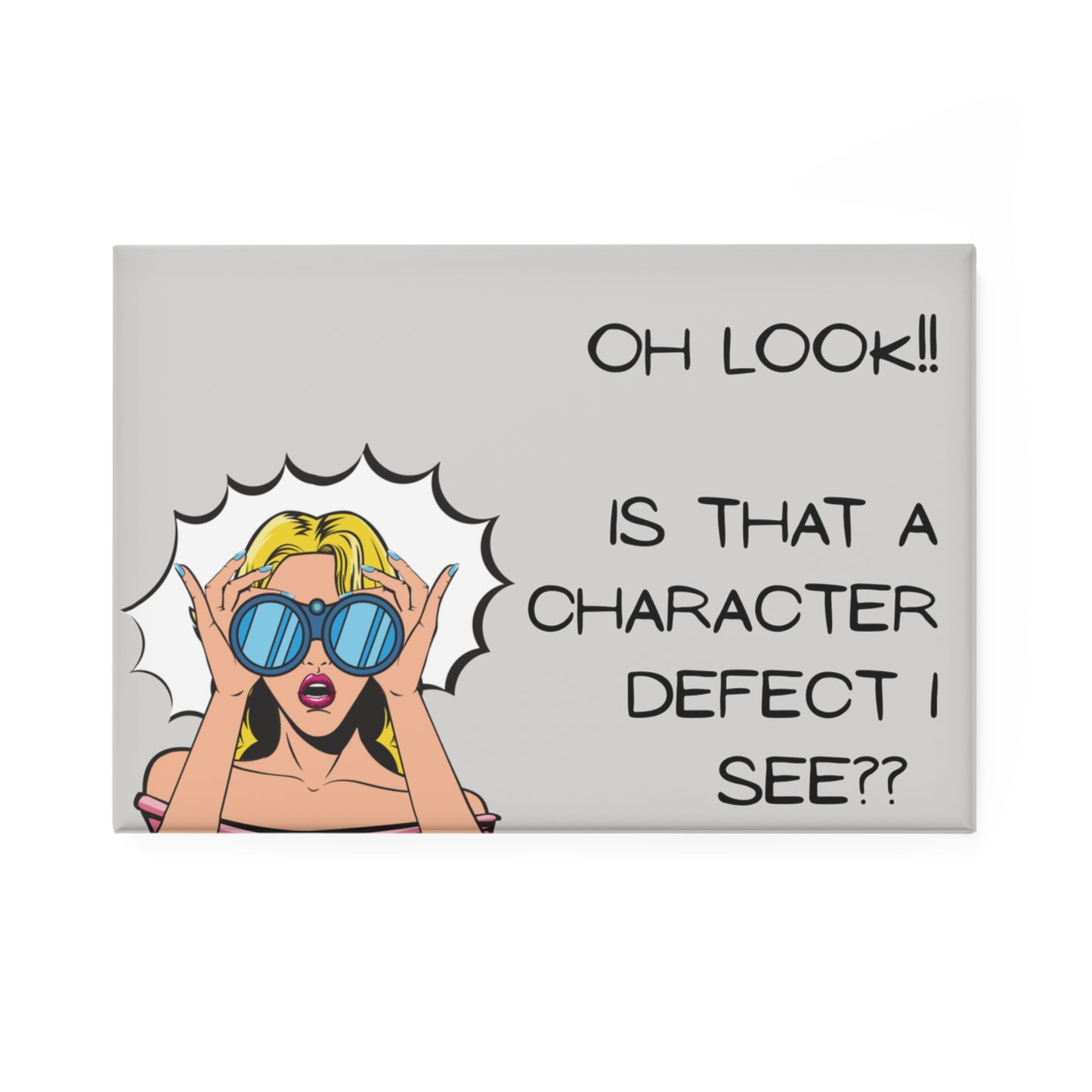 Character Defect Pop Art Magnet