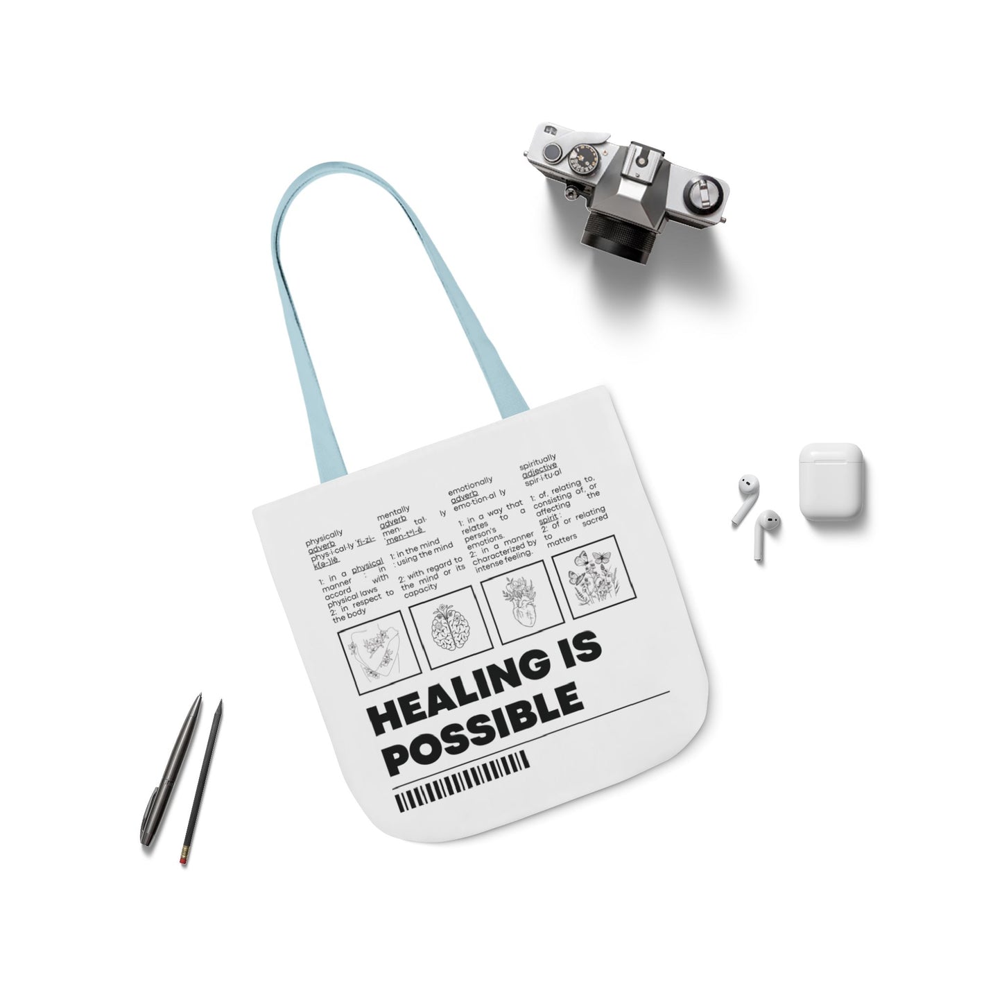 Healing Is Possible Canvas Tote Bag