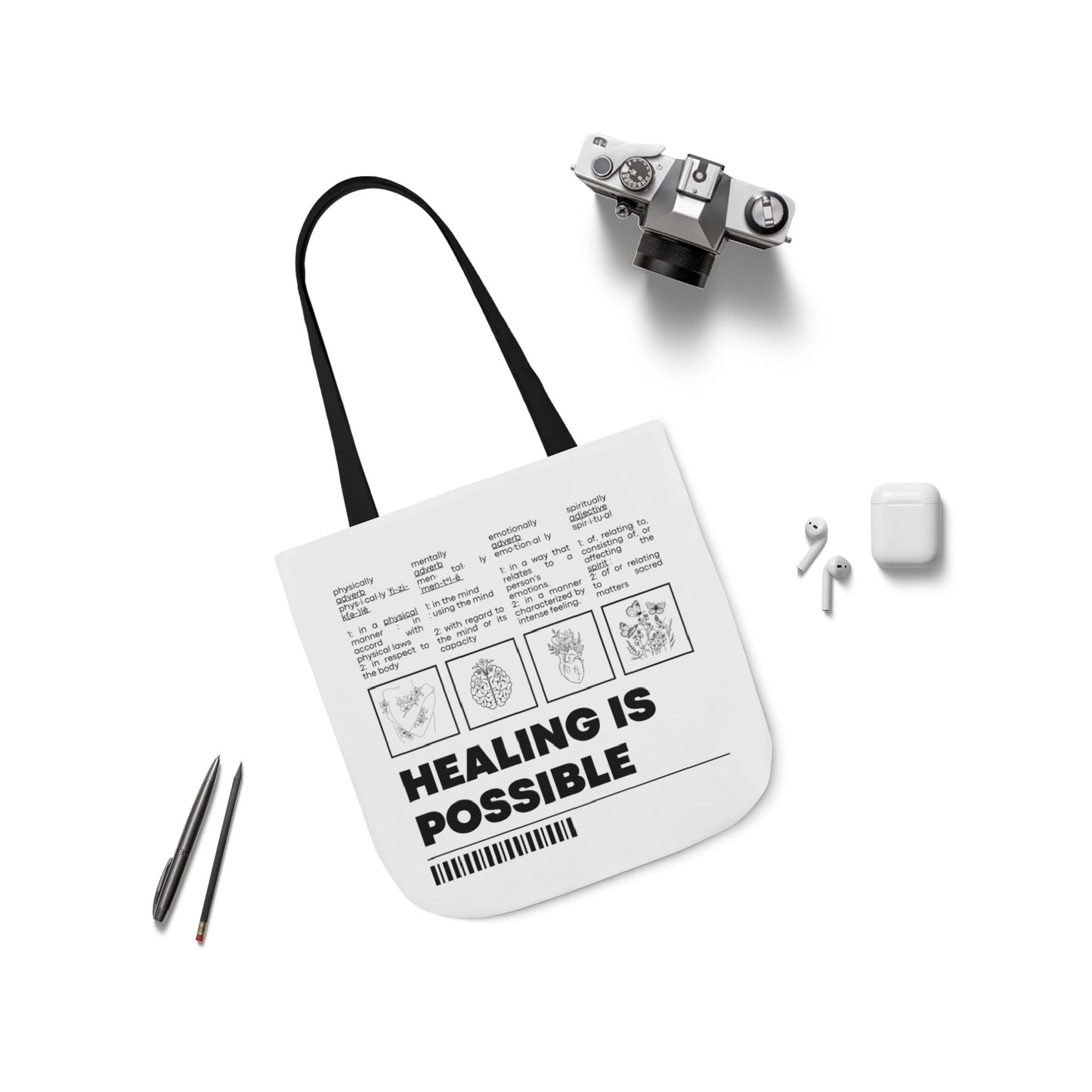 Healing Is Possible Canvas Tote Bag