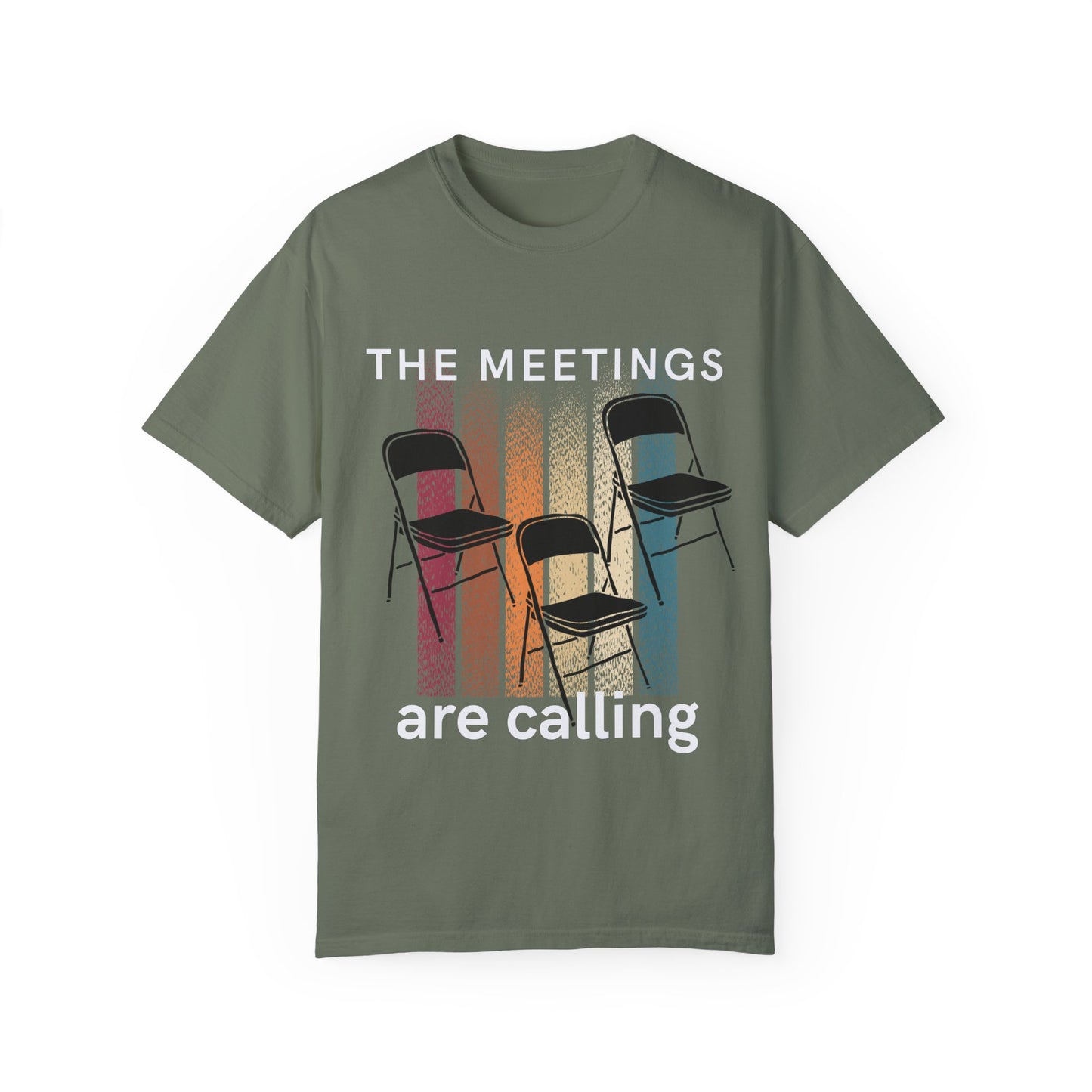 Meetings Are Calling Graphic Tee